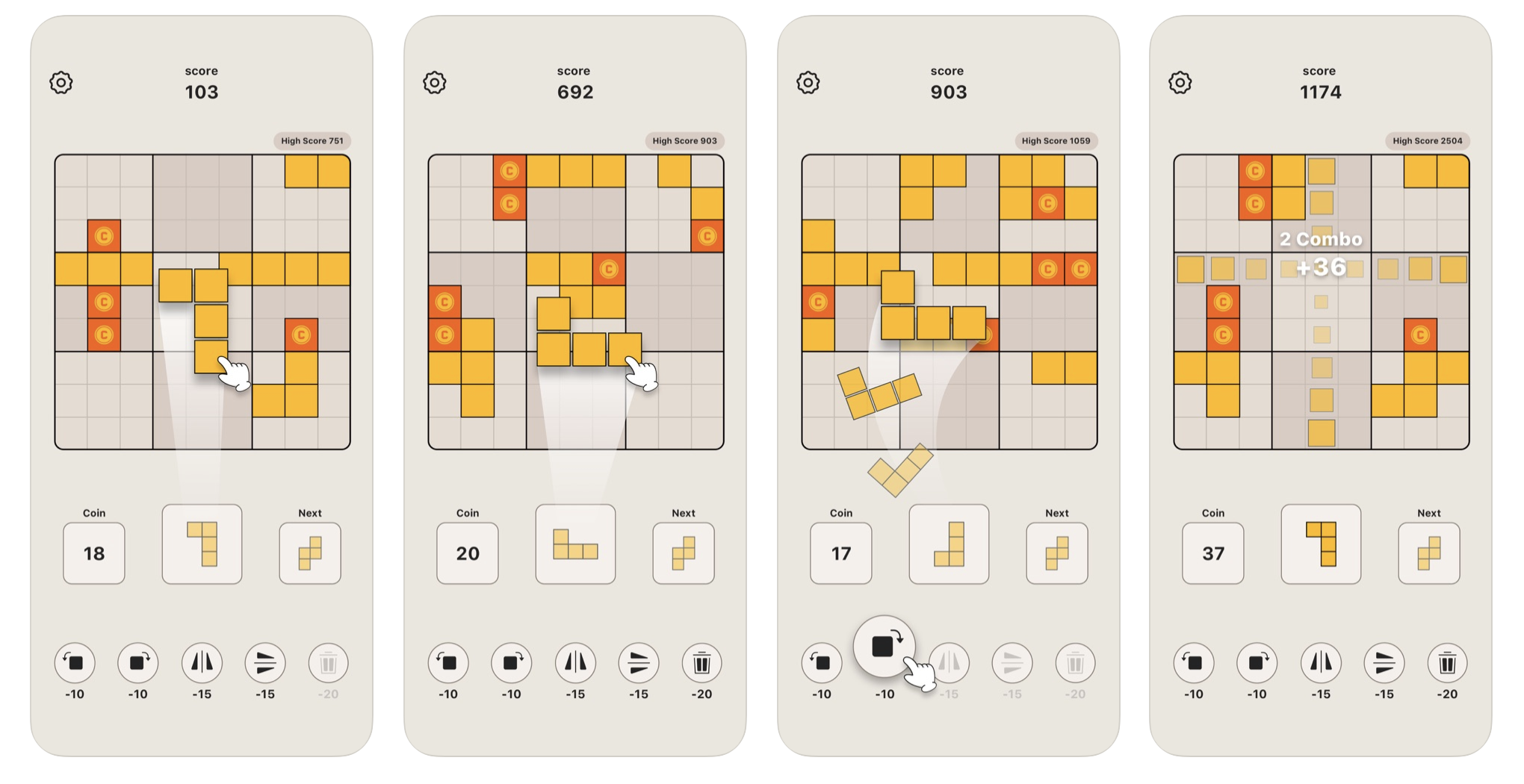 블러그(Blug) - 블록 퍼즐 게임 출시했습니다. - 완성게임모바일일반 - 인디사이드