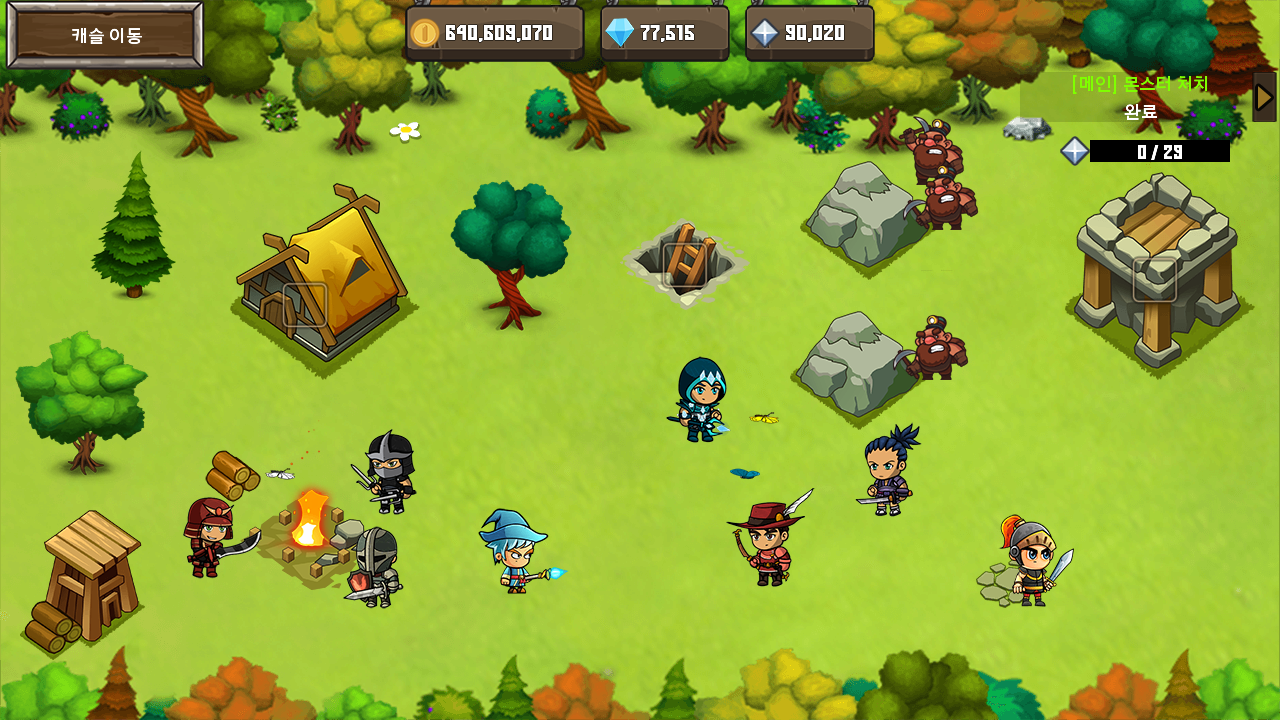 1인 개발] 디펜스 RPG 출시하였습니다. - 완성게임모바일일반 - 인디사이드